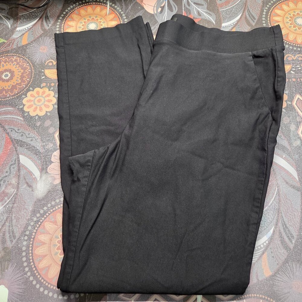 Simply Vera Wang XXL Black Slim Straight Business Casual Pull On Pants